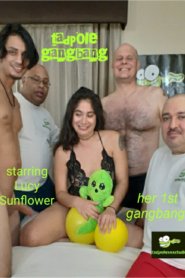 Lucy Sunflower 1st Gangbang with Facials