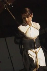 Japanese Housewife Held Up With Ropes And Undressed