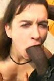 Wow Maren Beautte&#8217;s Mouth Gets Packed Full Of Dark Dick Meat