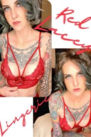 Red Lacy lingerie